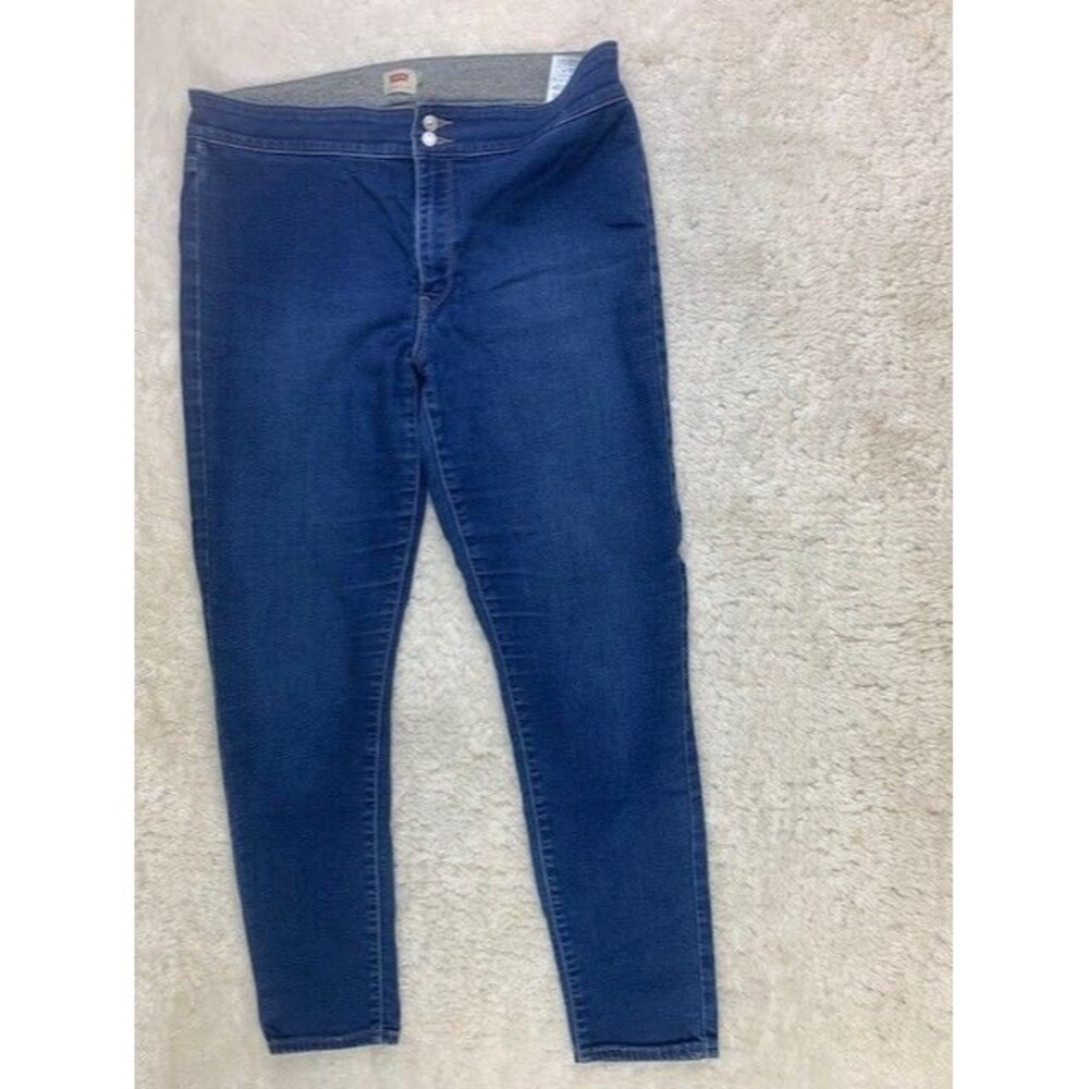 Levi Size 32 Womens Jegging Jeans Stretch Mid Rise Skinny Ankle